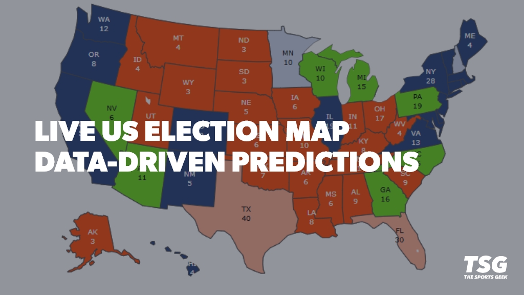 2024 Election Predictions: Interactive Harris vs Trump Map